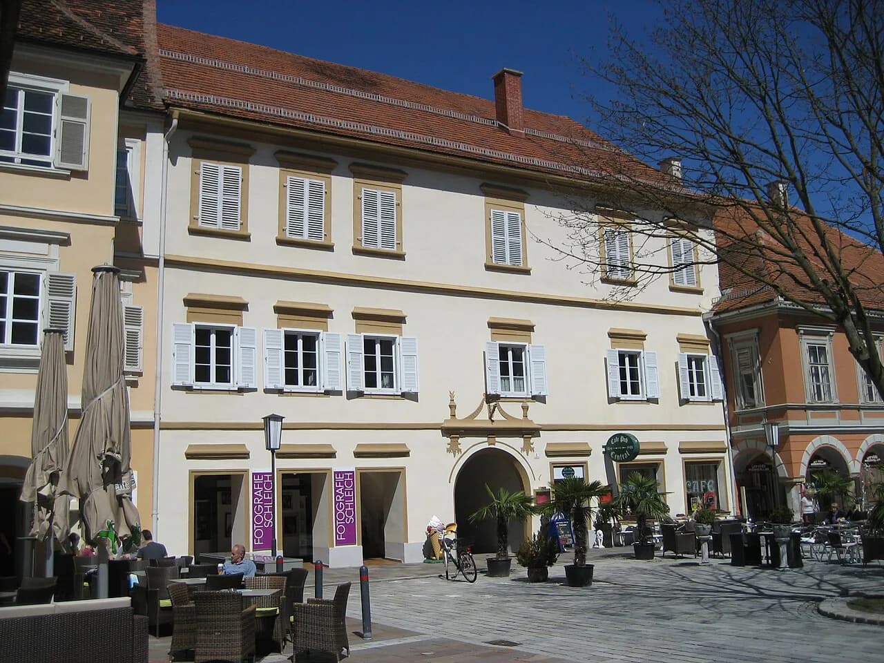 Bad Radkersburg: The Old Town on the Mur at the Slovenian Border