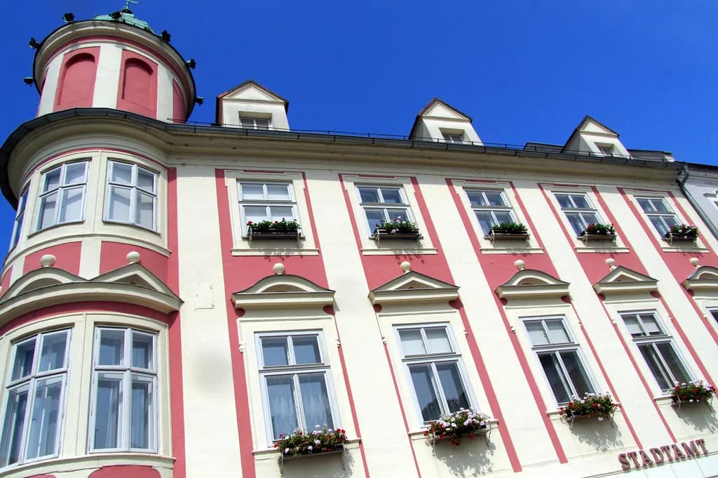 Enns, Austria: Old Town, Stadtturm and Roman Lauriacum