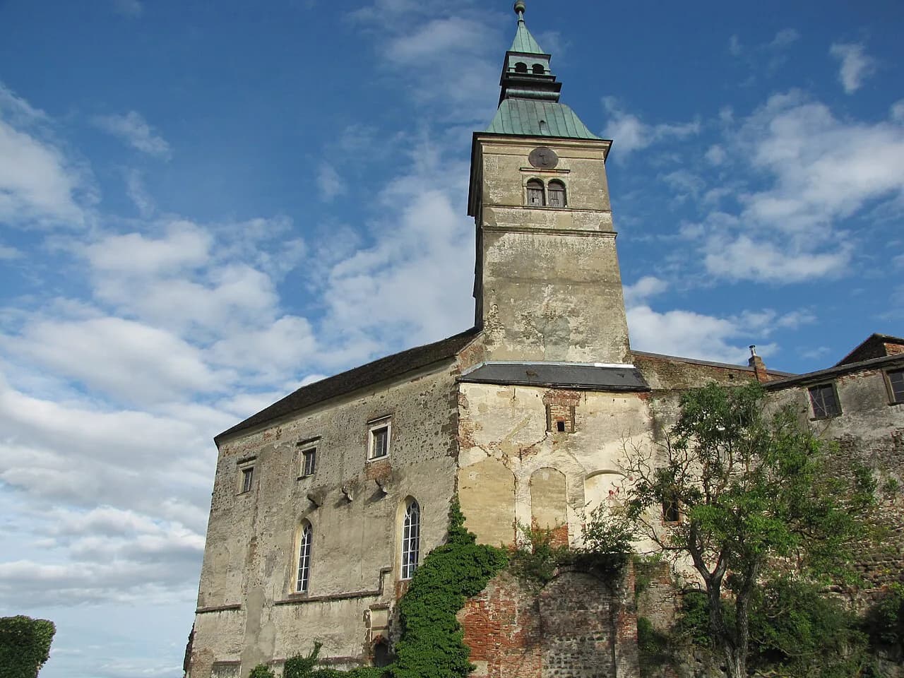 Güssing, Austria: Castle on the Volcanic Cone and the Old Town