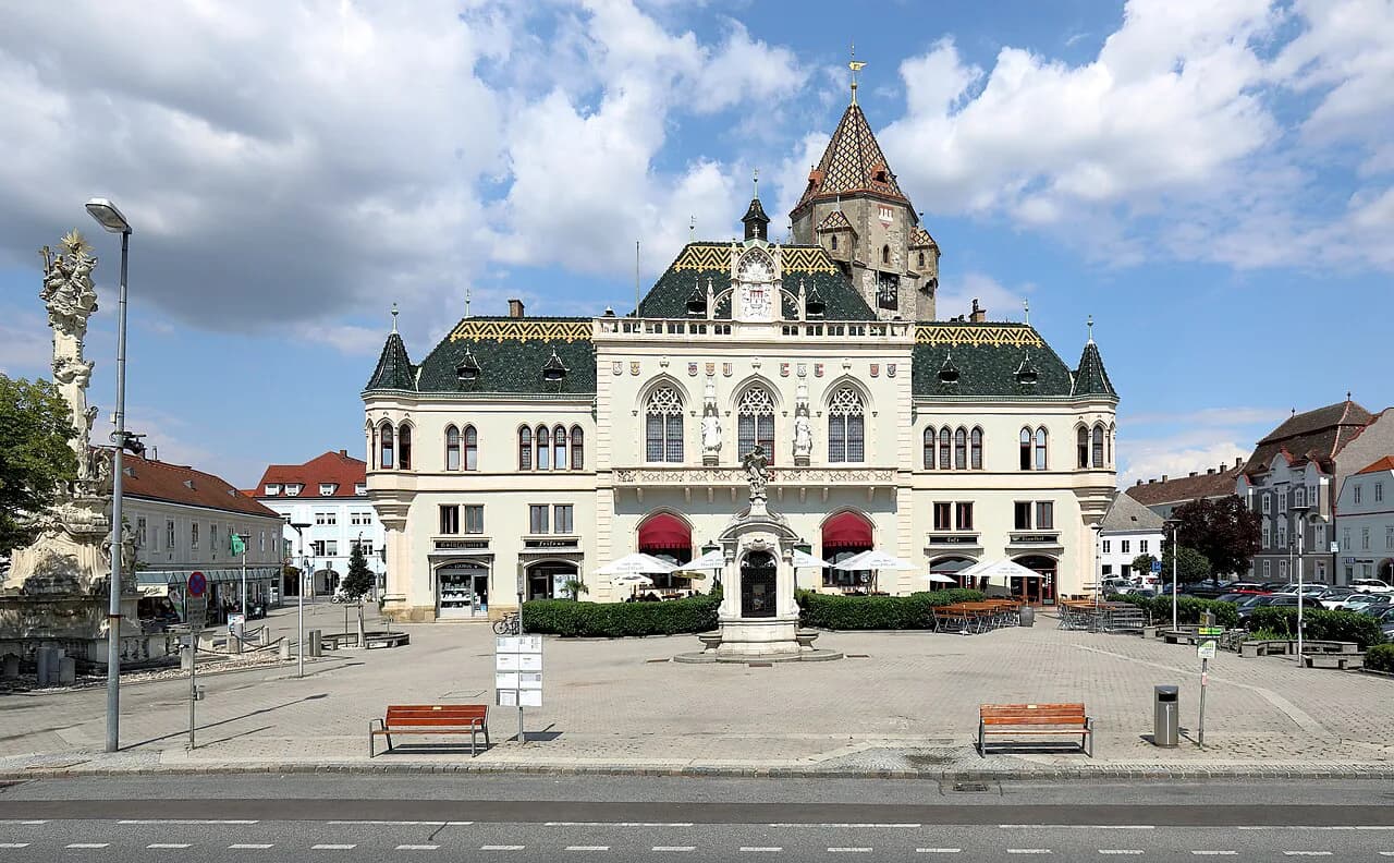 Korneuburg, Austria: Old Town, Town Hall and Kreuzenstein