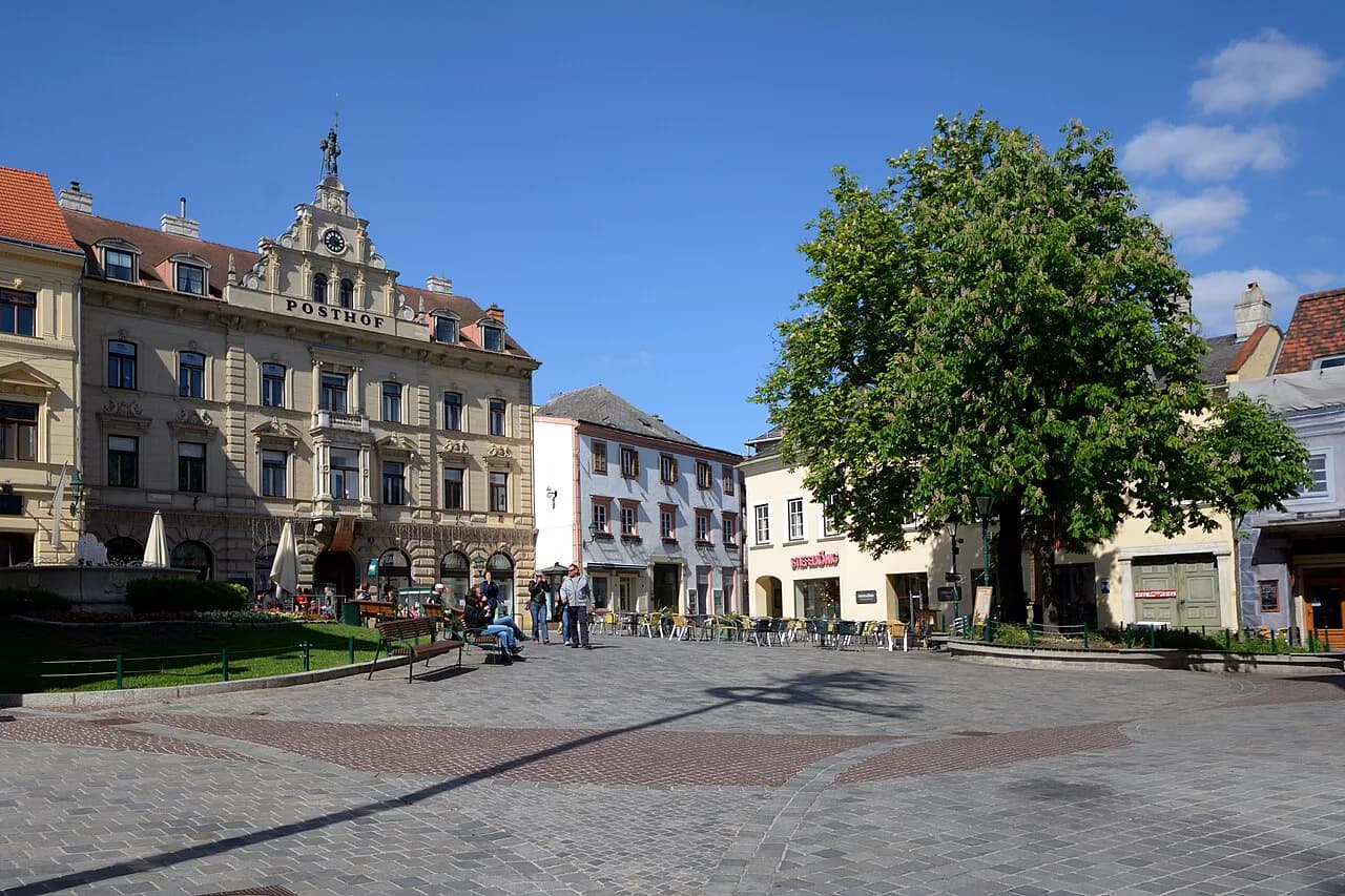 Mödling, Austria: Old Center, Castle Ruin and Vienna Woods