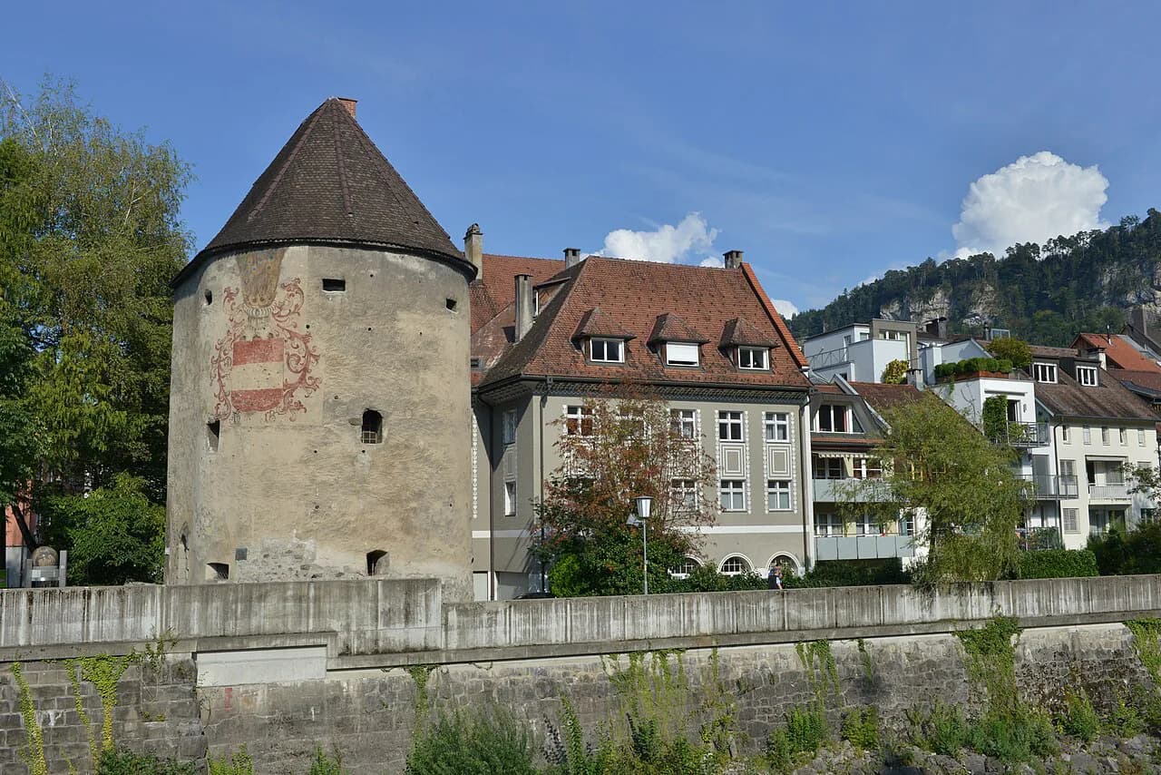 Wasserturm Feldkirch: The Medieval Water Tower on the Ill