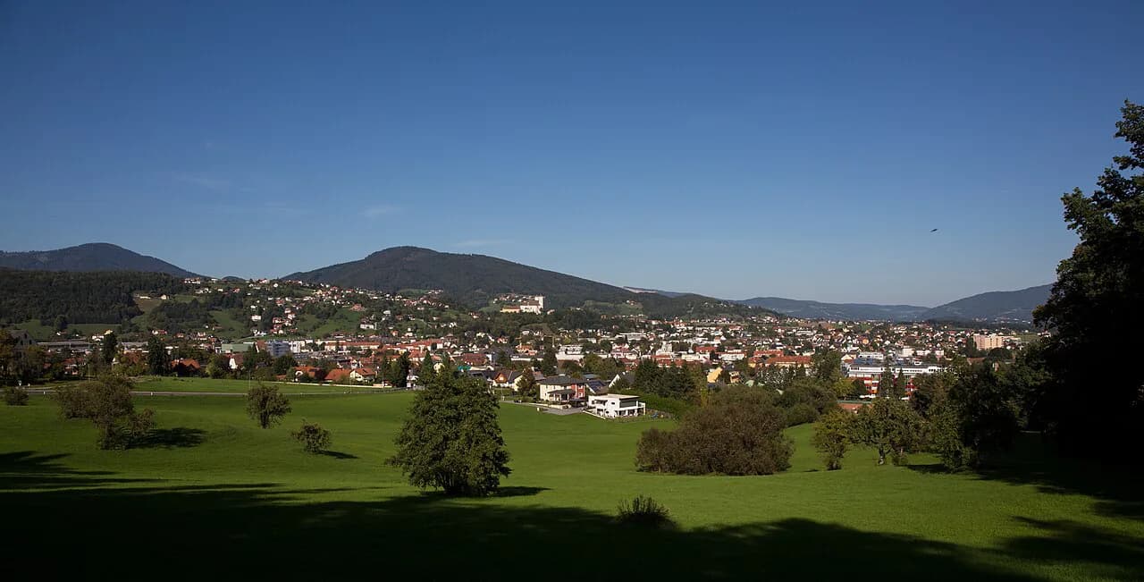 Weiz, Austria: Old Town, Taborkirche and Weizberg Basilica