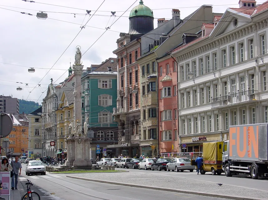 St. Anne's Column on Maria-Theresien-Straße in Innsbruck.