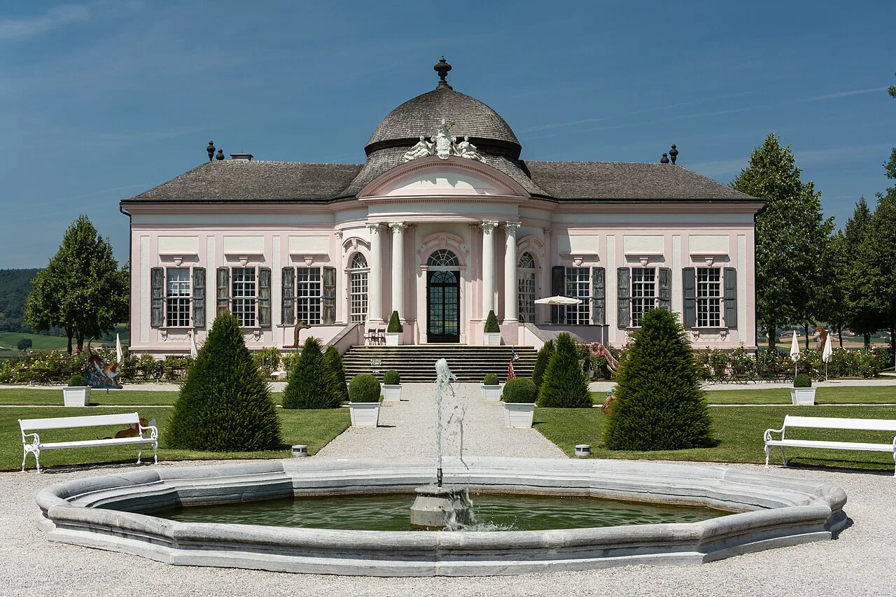 The Garden Pavilion in the park of Melk Abbey.