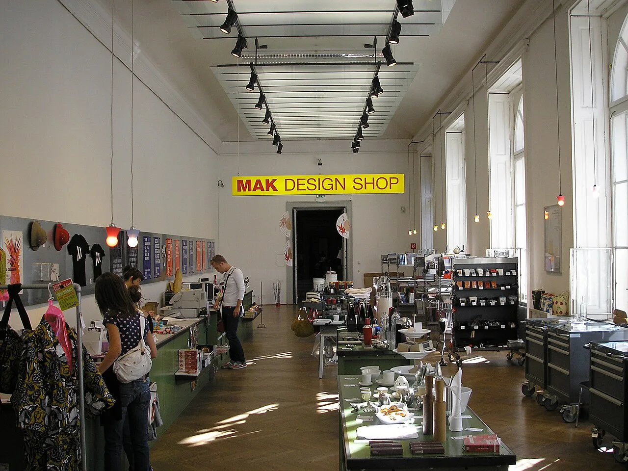 The design shop at the MAK, the Museum of Applied Arts in Vienna.