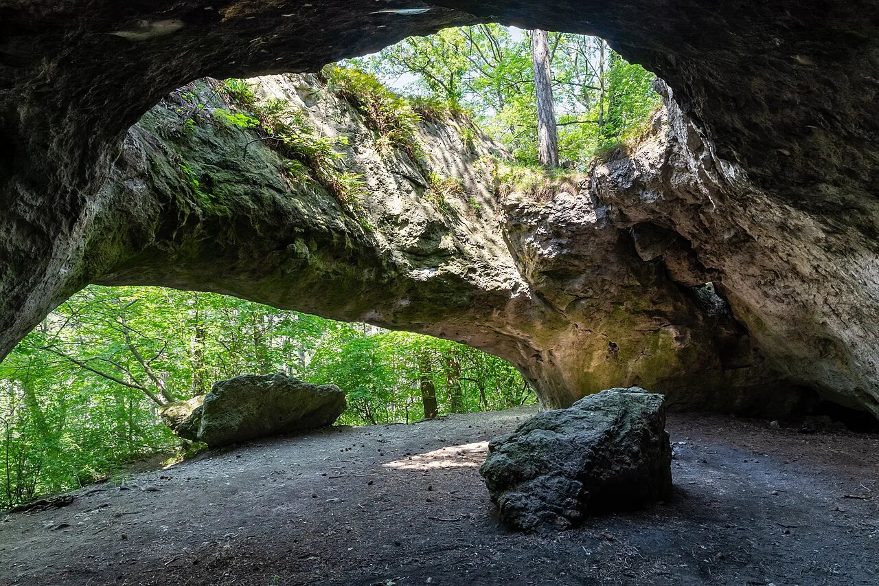 The Königshöhle, a cave listed as a natural monument in Baden bei Wien.