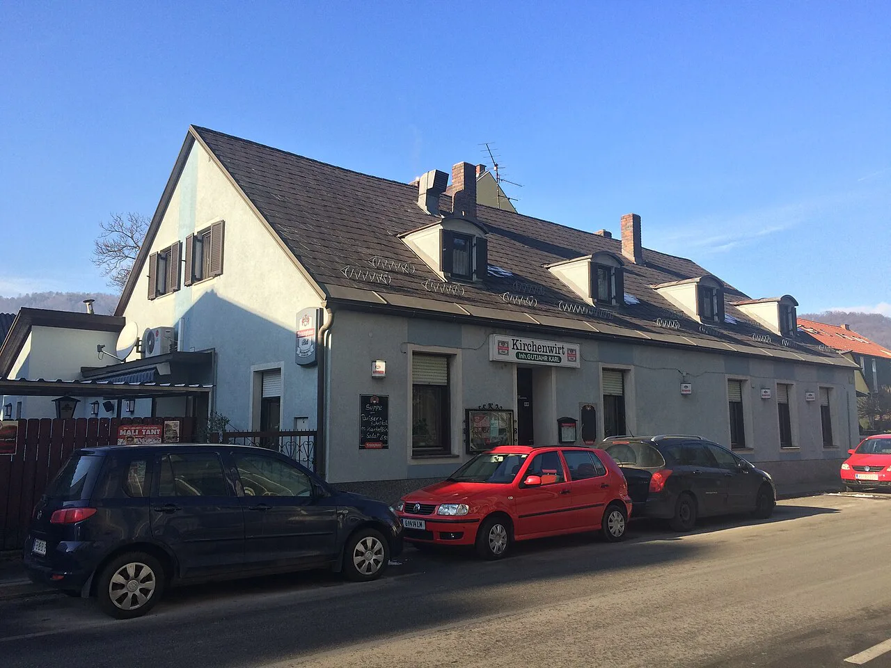 The Gasthaus Kirchenwirt, a traditional inn in Graz.