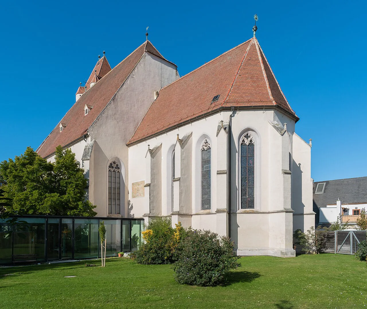 The exterior of St Martin's Cathedral in Eisenstadt.