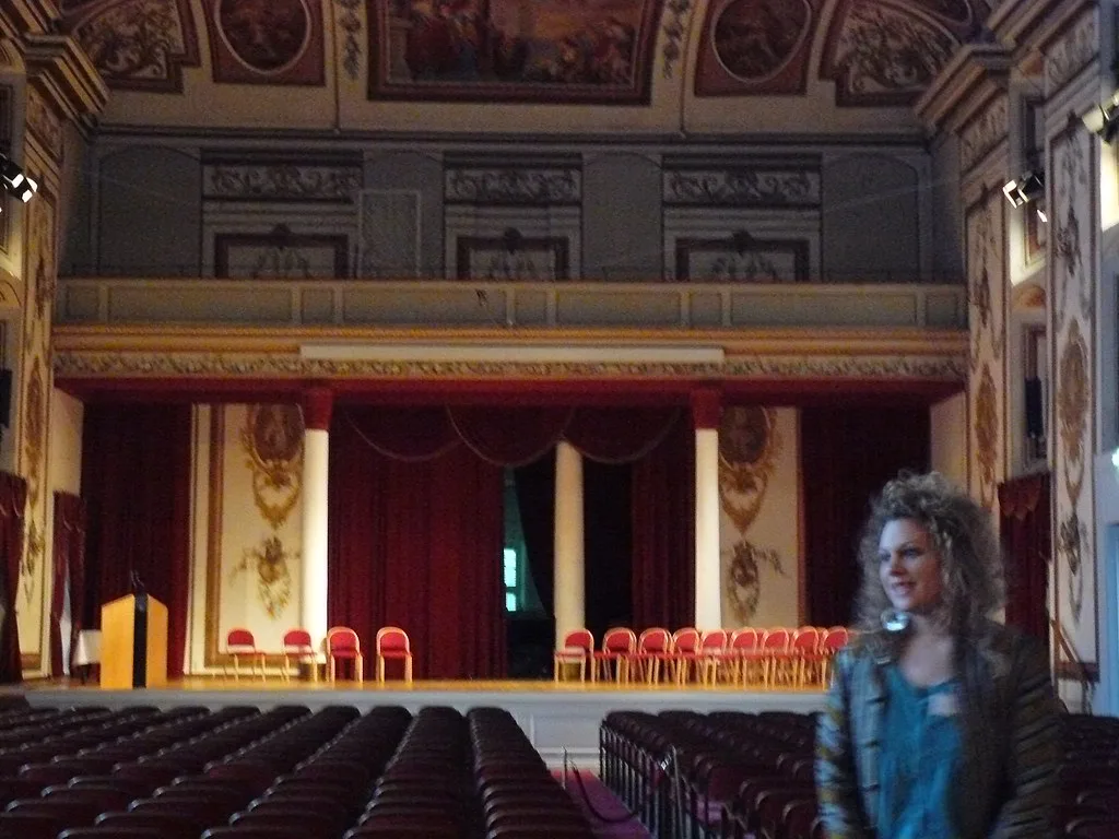 The Haydn Hall inside Esterházy Palace in Eisenstadt.