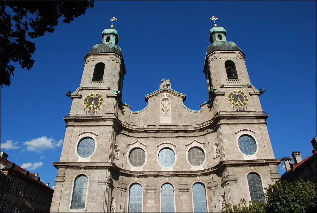 St James's Cathedral, a neighbour of the Hofburg in Innsbruck's old town.