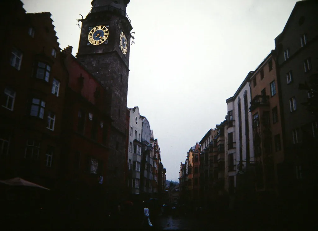 Venue view: Innsbruck Old City Hall and City Tower (Stadtturm) in the Old Town.