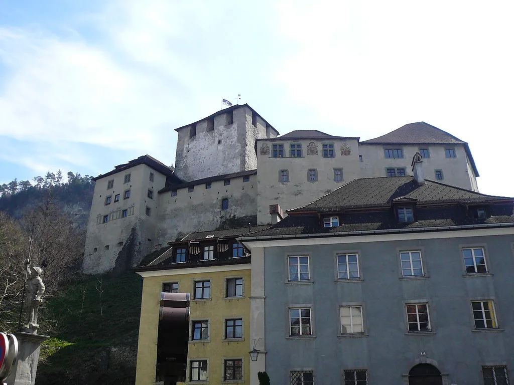 Schattenburg Castle in Feldkirch, the town where the Johanniterkirche stands.