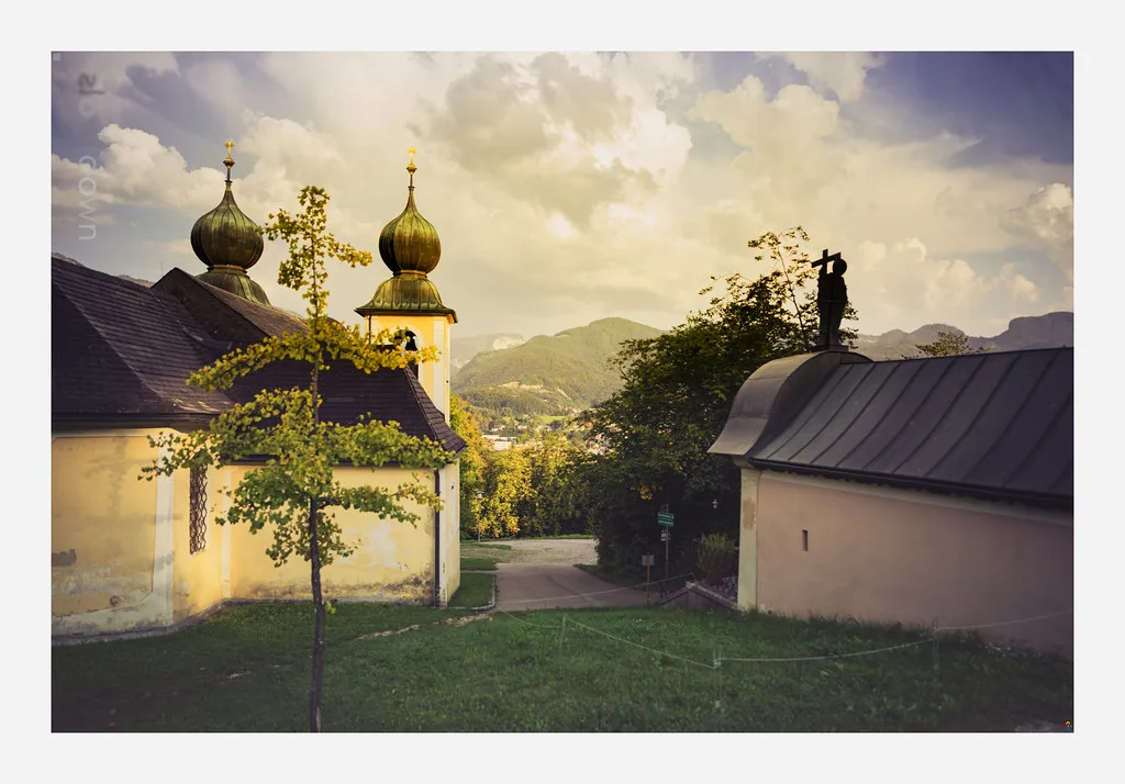 The chapels on the Kalvarienberg above Bad Ischl.