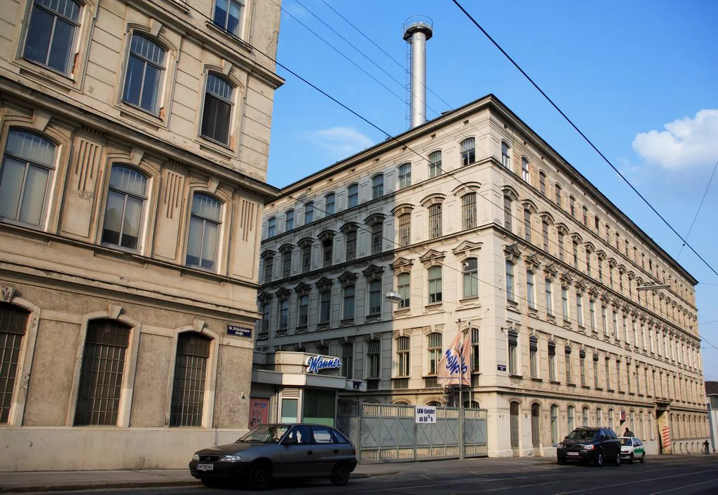 The Manner factory building in Ottakring, Vienna.