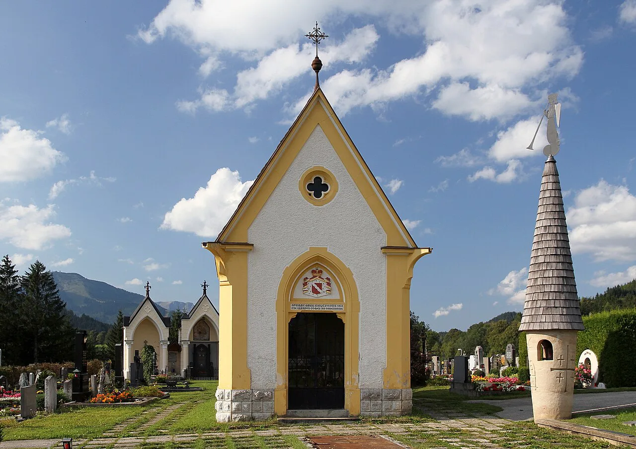 The cemetery chapel in Mariazell.