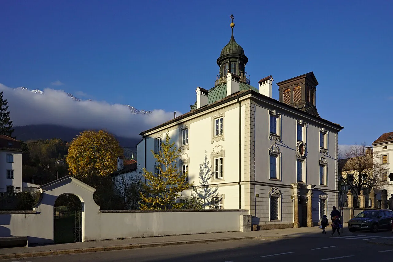 The Kunstkammer building in Mariahilf, Innsbruck.
