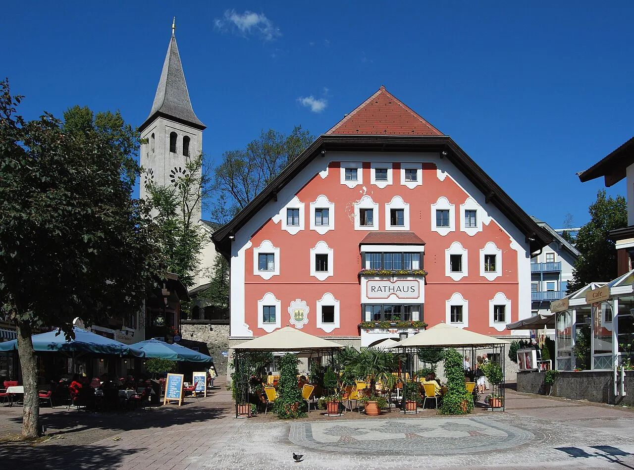 The town hall of Saalfelden am Steinernen Meer.