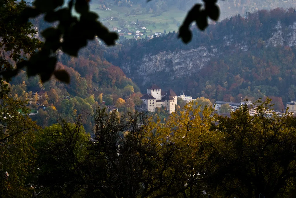 Venue view: Schattenburg Castle above Feldkirch, Austria