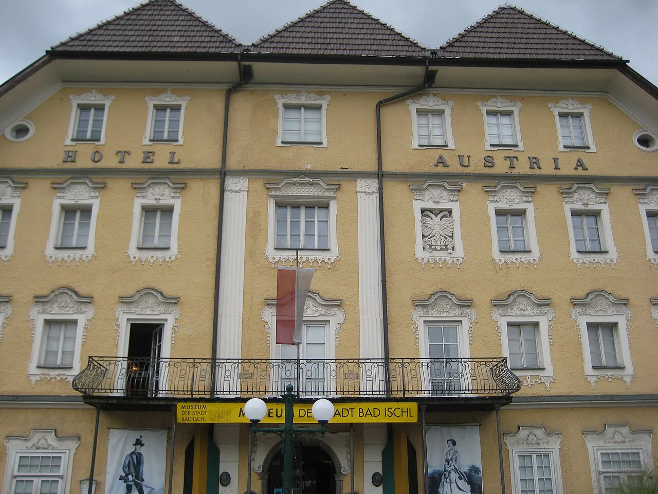 The former Hotel Austria in Bad Ischl, now home to the town museum.