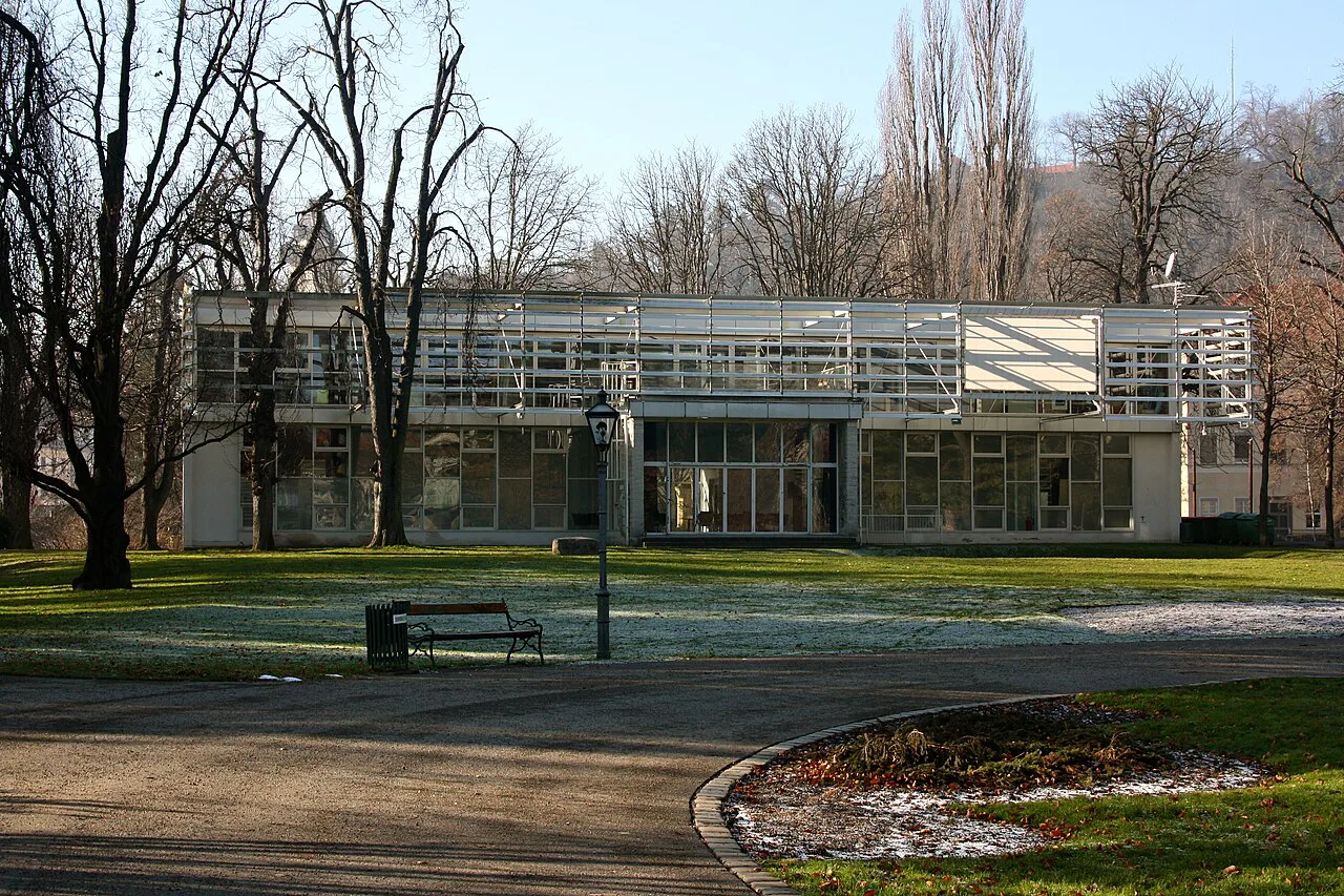 The Forum Stadtpark pavilion in Graz's Stadtpark.